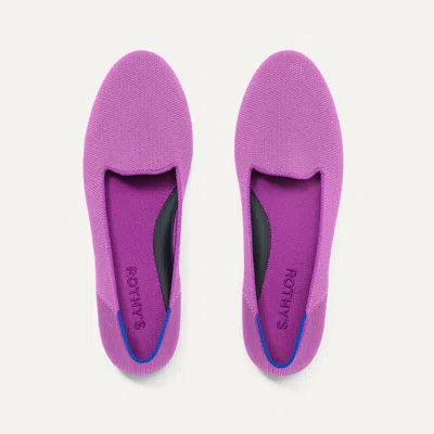 Rothys The Lounge Loafer In Purple In Soft Orchid