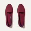 Rothys The Lounge Loafer In Red In Cabernet