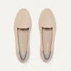 Rothys The Lounge Loafer In White/neutral In Cream