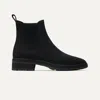 Rothys The Lug Boot In Black/neutral In Onyx Black