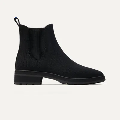 Rothys The Lug Boot In Black/neutral In Onyx Black