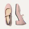 Rothys The Mary Jane Heel In Pink In Ballerina