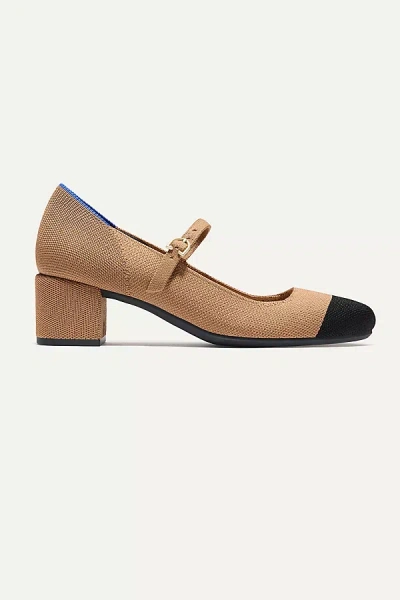 Rothys The Mary Jane Heels In Beige