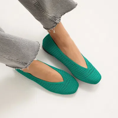 Rothys The Max Square Ballerina In Metallic