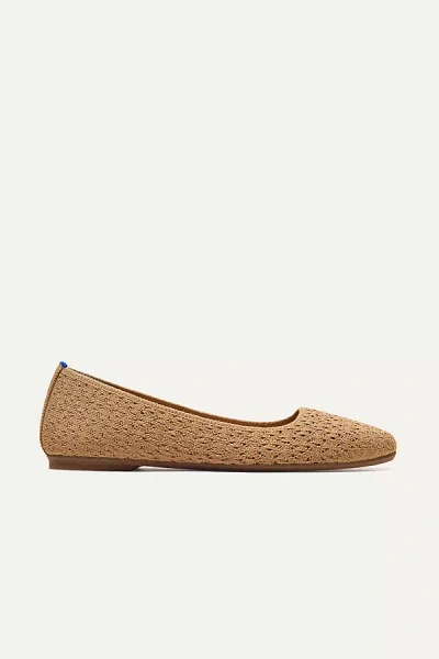 Rothys The Max Square Flats In Wren Crochet