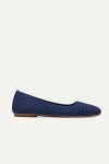 Rothys The Max Square Flats In Deep Navy
