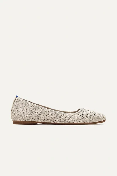 Rothys The Max Square Flats In White