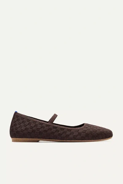 Rothys The Max Square Mary Jane Flats In Safari Basketweave