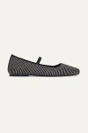 Rothys The Max Square Mary Jane Flats In Grey