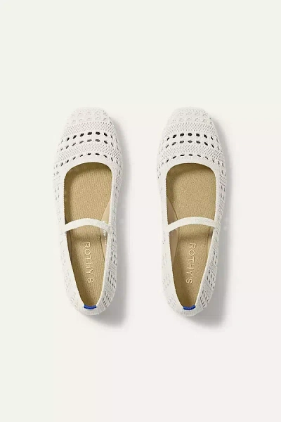 Rothys The Max Square Mary Jane Flats In Multi