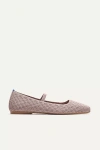 Rothys The Max Square Mary Jane Flats In Purple