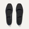 Rothys The Max Square Mary Jane In Black/neutral In Black