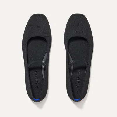 ROTHYS THE MAX SQUARE MARY JANE IN BLACK/NEUTRAL