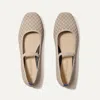 Rothys The Max Square Mary Jane Flats In Frappe Basketweave