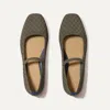 Rothys The Max Square Mary Jane Flats In Safari Basketweave