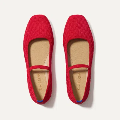 ROTHYS THE MAX SQUARE MARY JANE IN RED