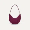 Rothys The Mini Crescent Bag In Red In Beet