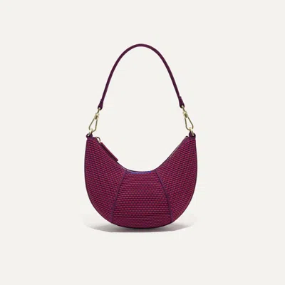Rothys The Mini Crescent Bag In Red In Beet