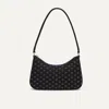 Rothys The Mini Shoulder Bag In Black/metallic In Daisy Sparkle