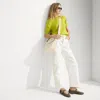 Rothys The Mini Zip Bucket In White/neutral