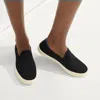 Rothys The Original Slip On Sneaker In Black/neutral In Black