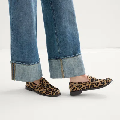 Rothys The Penny Loafer In Animal Print