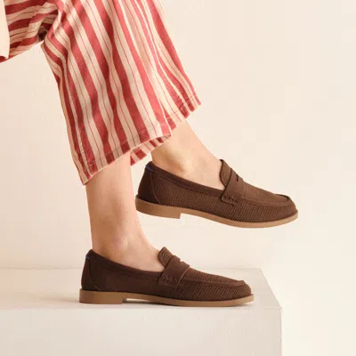 Rothys The Penny Loafer In Brown