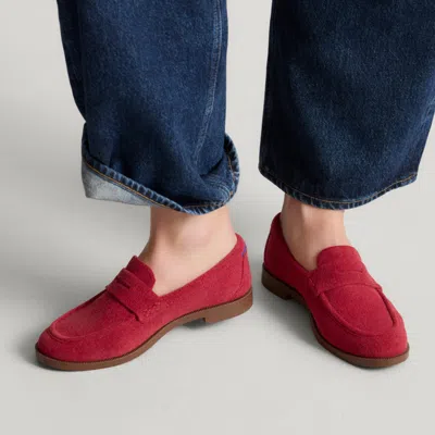Rothys The Penny Loafer In Revelvet Ruby