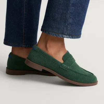 Rothys The Penny Loafer In Green