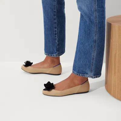 Rothys The Petal Square In Brown/neutral