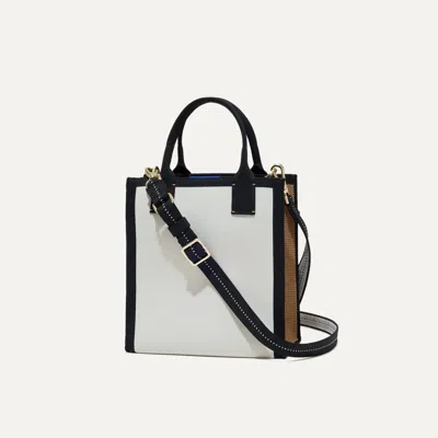 Rothys The Petite Classic Tote In White In Grand Piano
