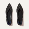 Rothys The Point Ii In Black/metallic In Daisy Sparkle