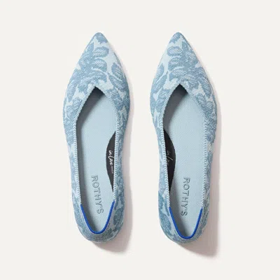 Rothys The Point Ii In Blue In Sky Chantilly