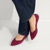 Rothys The Point Ii In Pink/metallic In Red