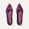 Rothys The Point Ii In Purple In Purple Plaid