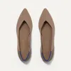 Rothys The Point In Brown/neutral In Portobello
