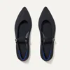 Rothys The Point Mary Jane Ii In Black/neutral