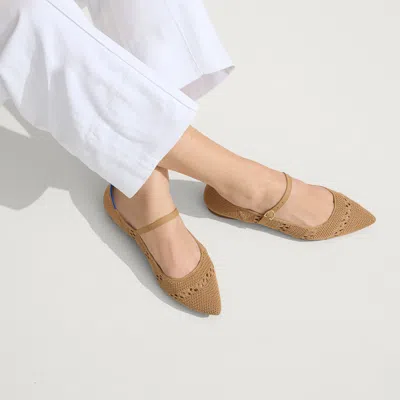 Rothys The Point Mary Jane Ii In Brown/neutral