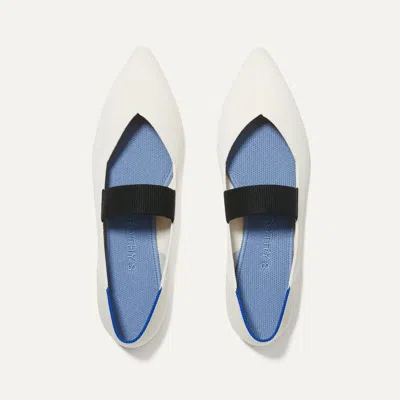 Rothys The Point Mary Jane In White In Love Bird