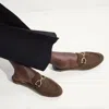 Rothys The Revelvet Cozy Bit Loafer Mule In Brown/neutral In Brown