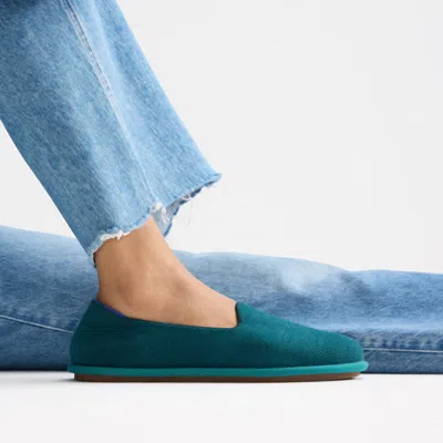 Rothys The Revelvet Cruiser Loafer In Revelvet Everglade