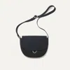 Rothys The Saddle Bag In Black/neutral In Black