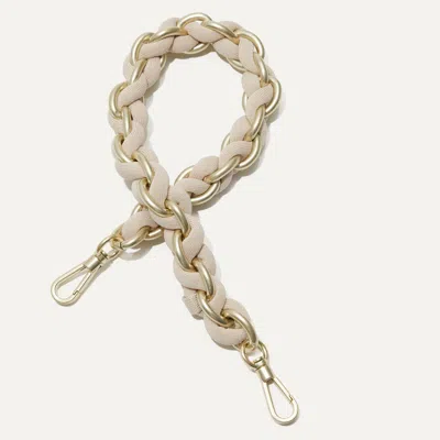 Rothys The Shoulder Strap In White/neutral In White Chain