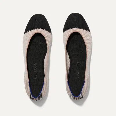 Rothys The Square In White In Tuxedo
