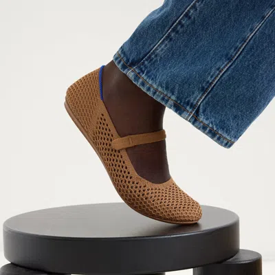 Rothys The Square Mary Jane In Orange