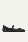 Rothys The Square Mary Jane Flats In Black