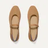 Rothys The Square Mary Jane In Brown/neutral In Wren