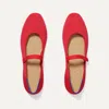 Rothys The Square Mary Jane In Red In Lollipop Red