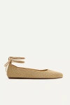 Rothys The Square Wrap Ballet Flats In Gold