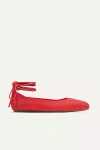 Rothys The Square Wrap Ballet Flats In Red